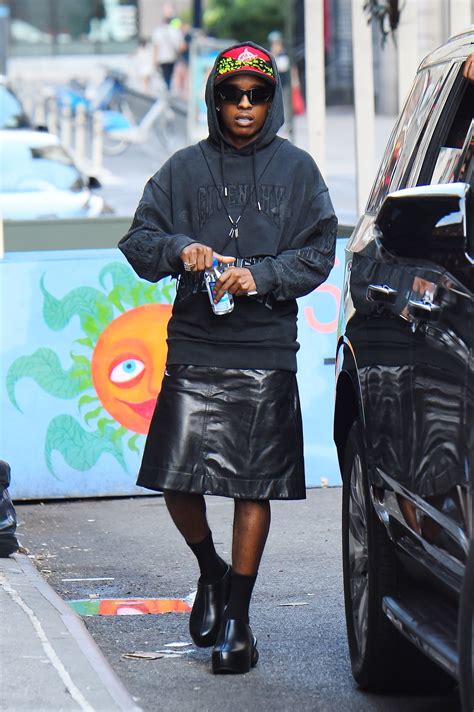 asap rocky givenchy skirt